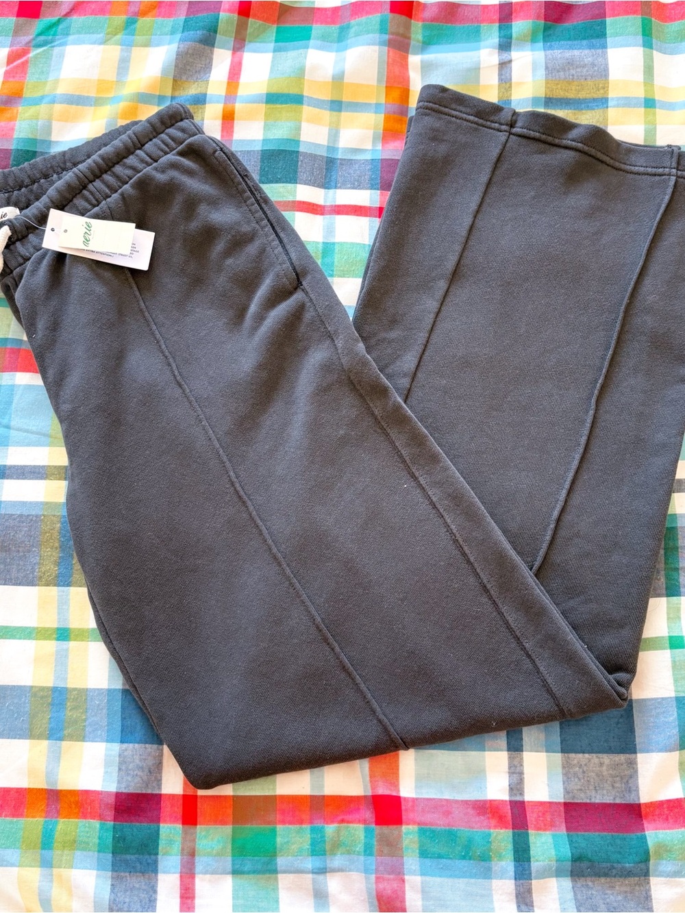 dark gray aerie american eagle sweatpants - size small - Picture 3 of 3